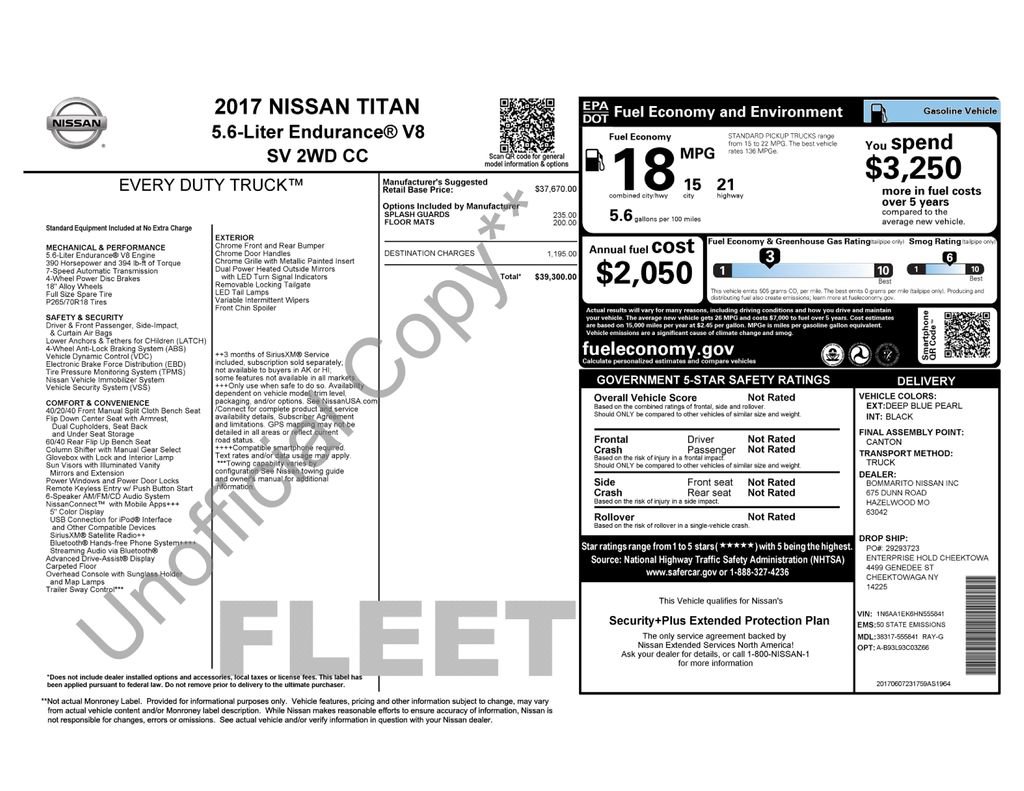 Used 2017 Nissan Titan SV RWD image 6