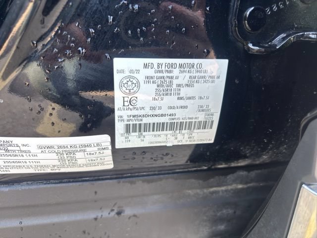 Certified 2022 Ford Explorer XLT AWD/4WD image 35