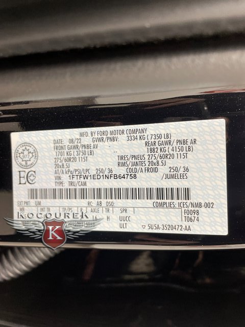 Used 2022 Ford F150 XLT w/ Equipment Group 302A High image 26