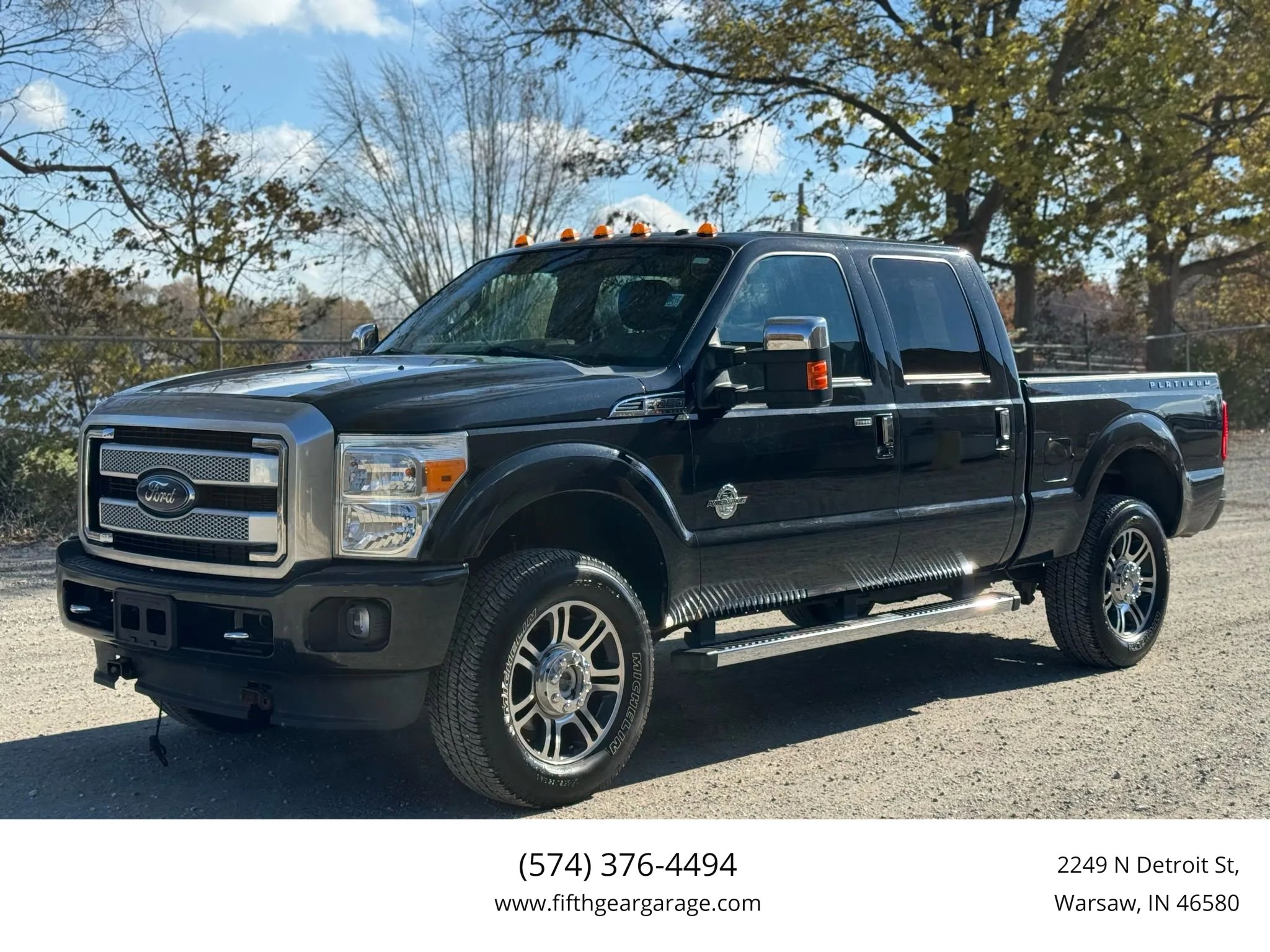 Used 2015 Ford F250 Platinum w/ Snow Plow Prep Package image 1