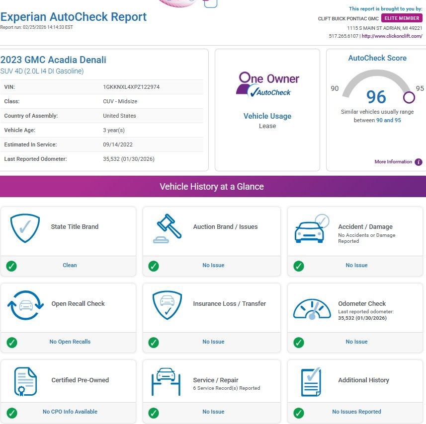 Used 2023 GMC Acadia Denali w/ Denali Ultimate Package image 3