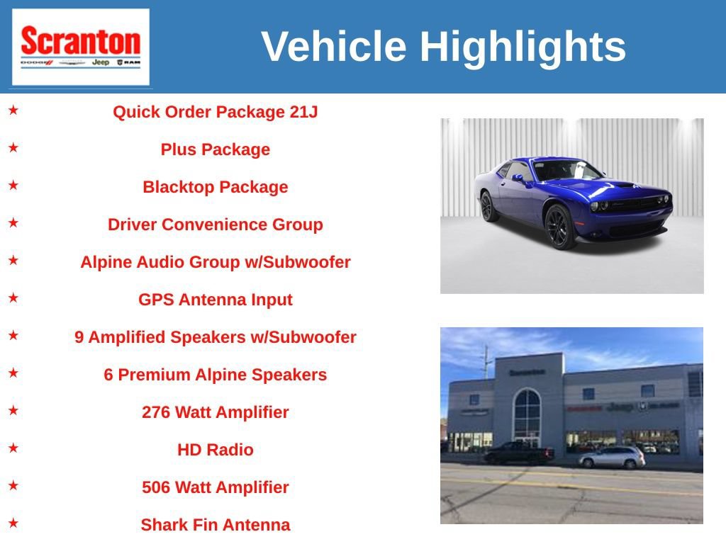 Certified 2022 Dodge Challenger GT w/ Plus Package AWD/4WD image 6