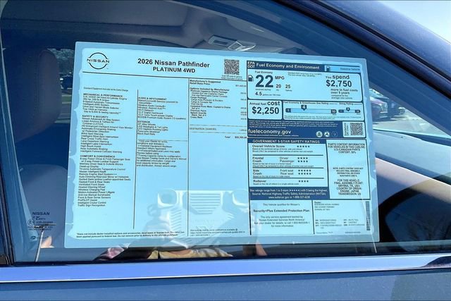 New 2026 Nissan Pathfinder Platinum image 12