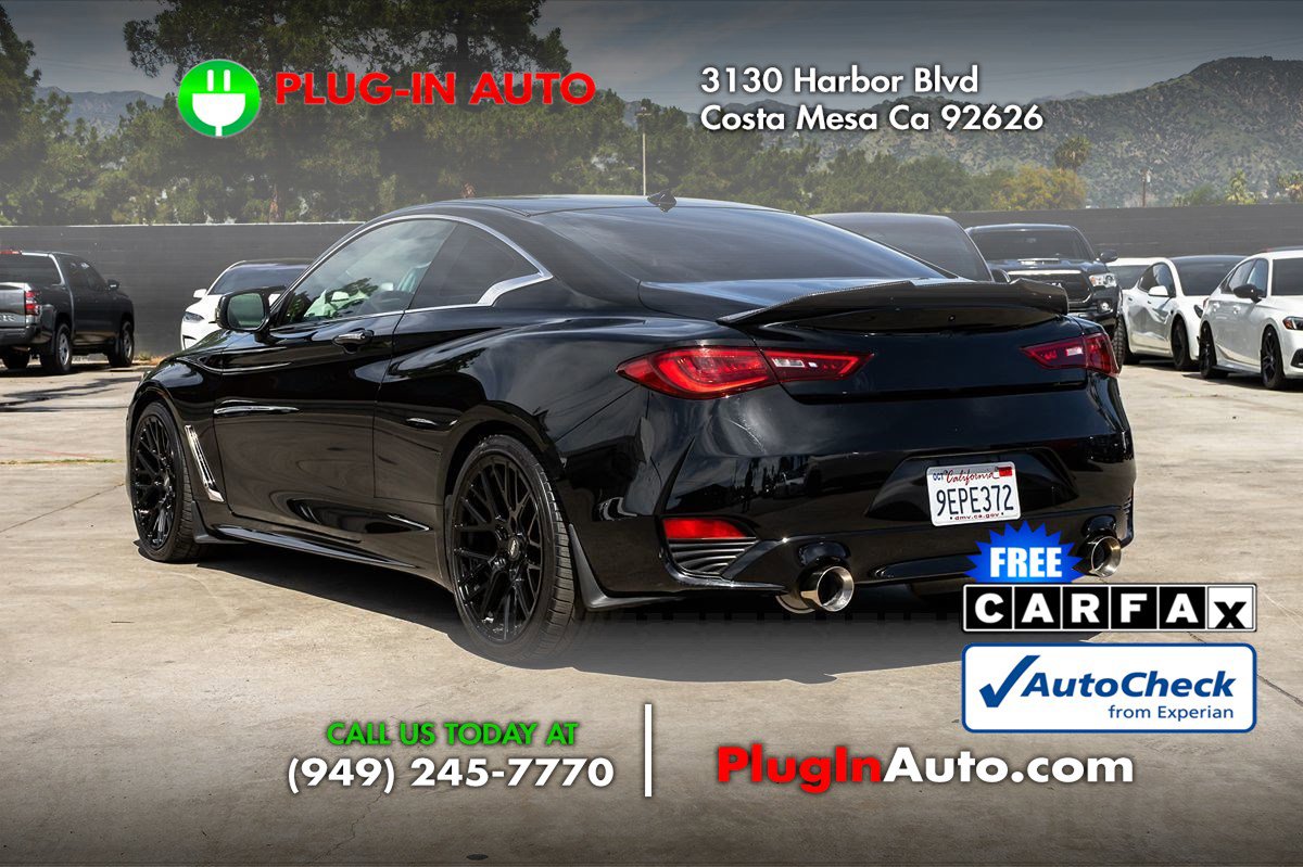 Used 2019 INFINITI Q60 3.0t Luxe RWD image 2
