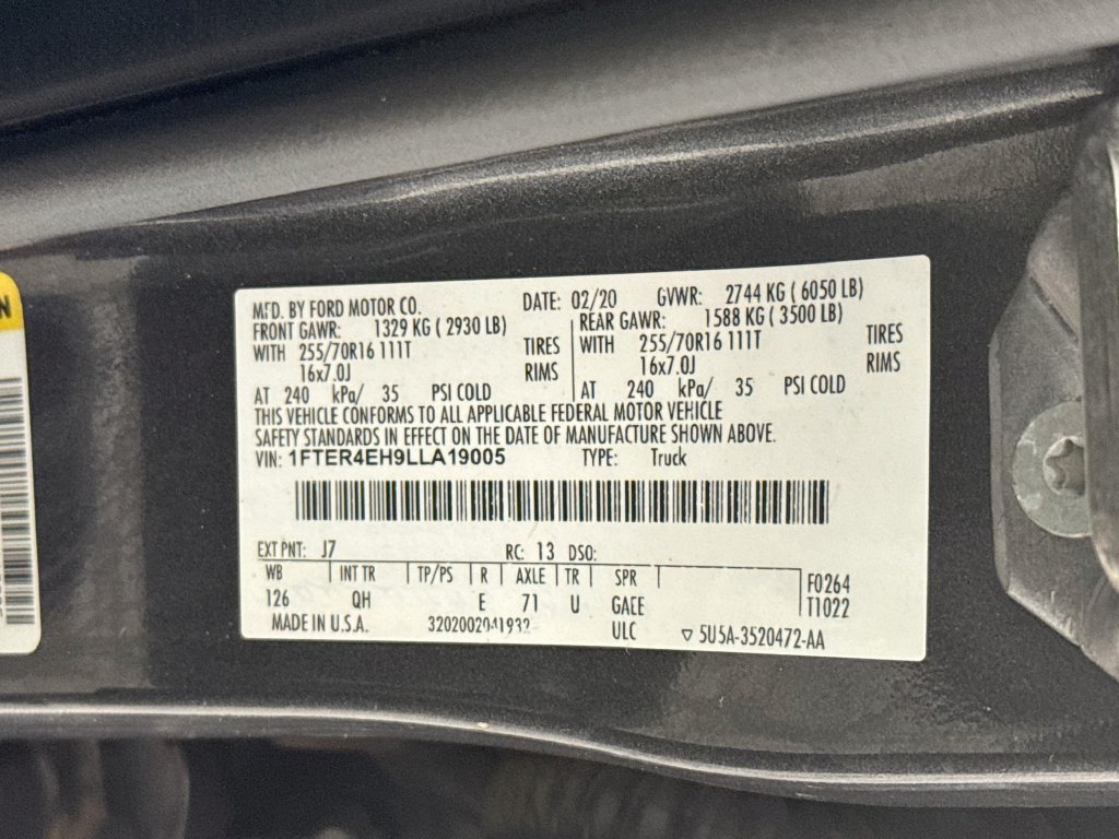 Used 2020 Ford Ranger XL w/ Equipment Group 101A Mid RWD image 36