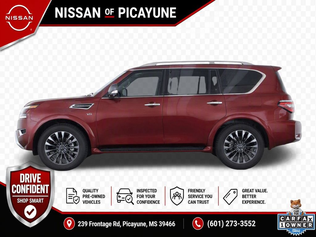 Certified 2023 Nissan Armada Platinum w/ Captain's Chairs Package RWD image 8
