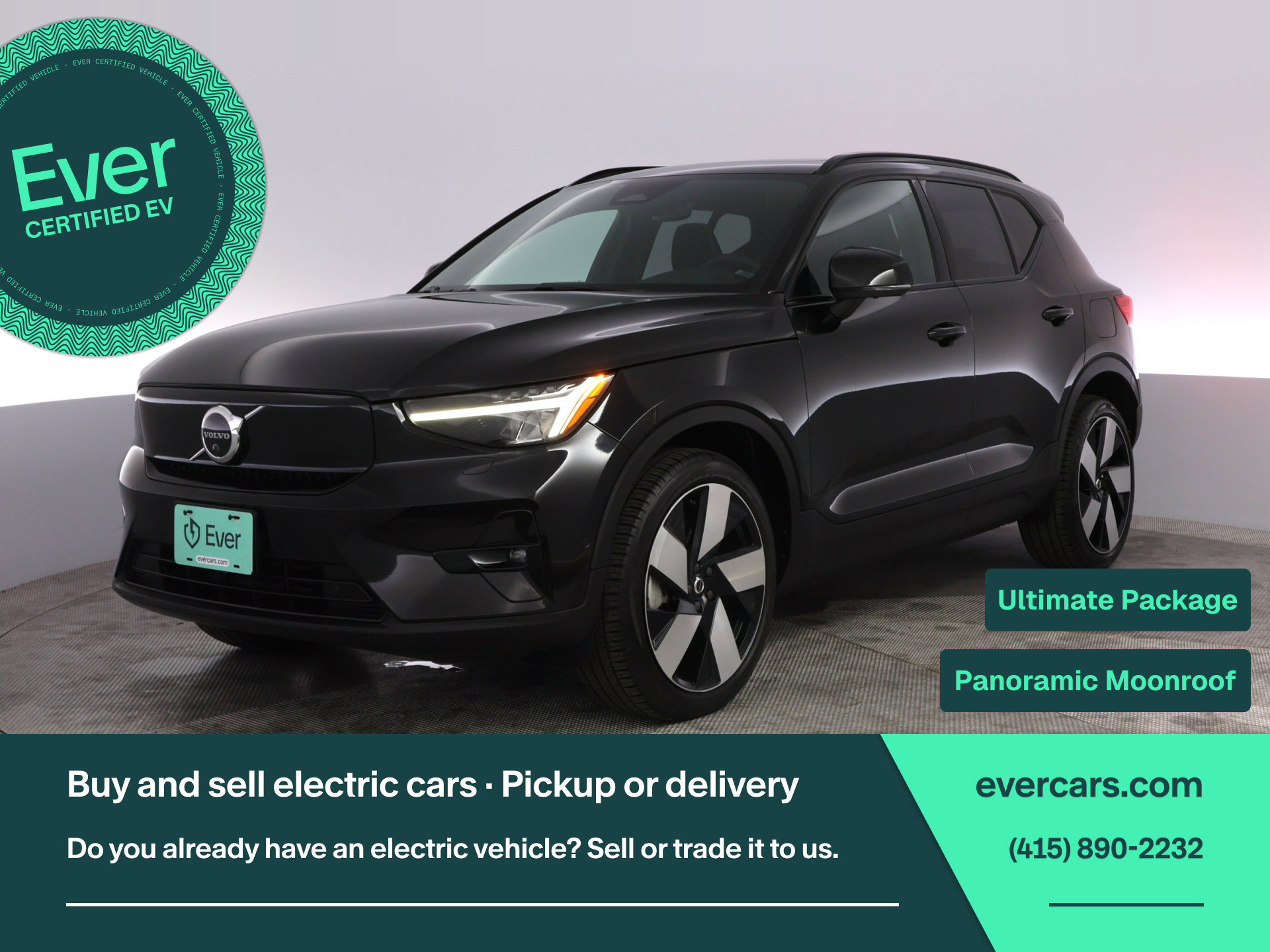 Used 2023 Volvo XC40 Recharge Ultimate AWD/4WD image 1