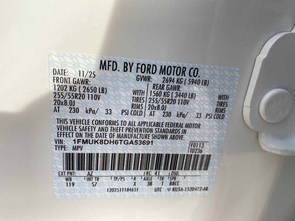 New 2026 Ford Explorer Active image 53