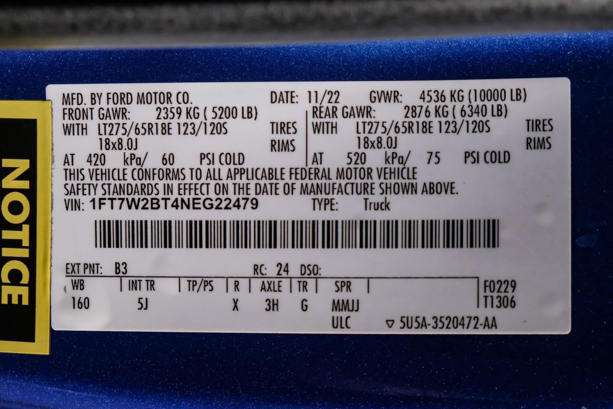 Used 2022 Ford F250 Lariat w/ Chrome Package image 62