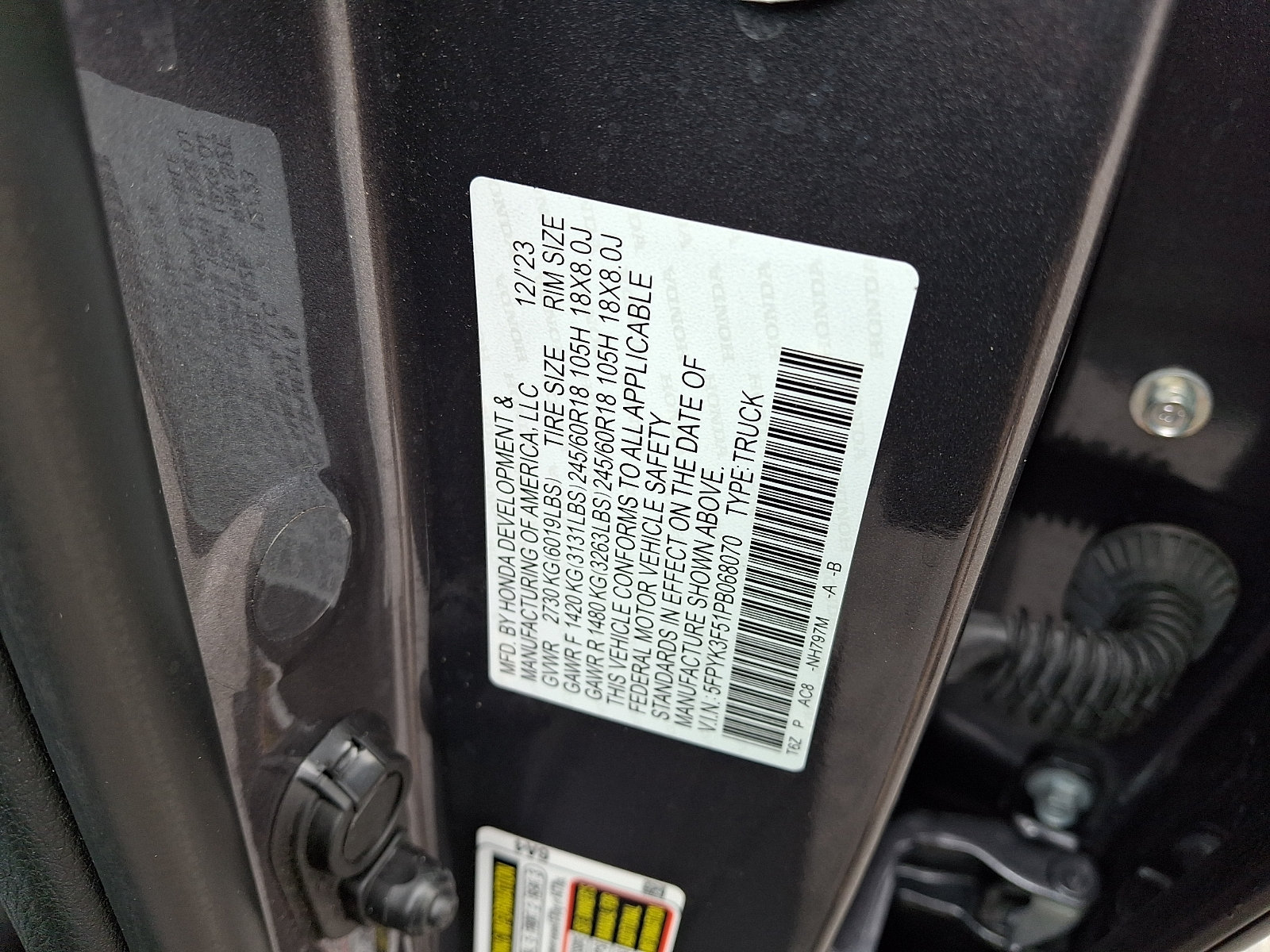 Used 2023 Honda Ridgeline RTL image 27