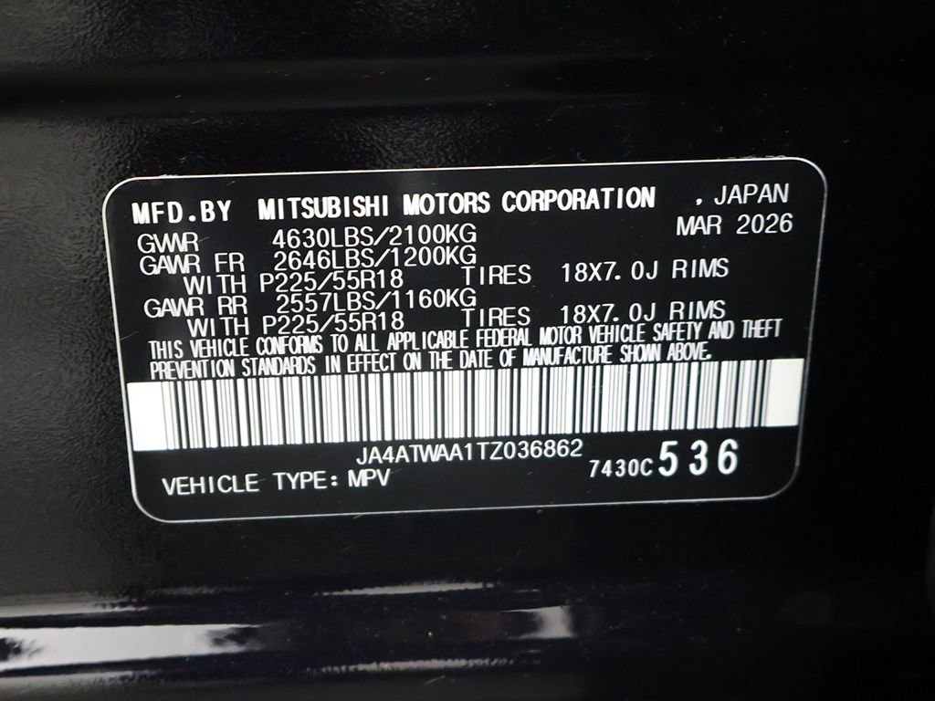 New 2026 Mitsubishi Eclipse Cross SE AWD/4WD image 48