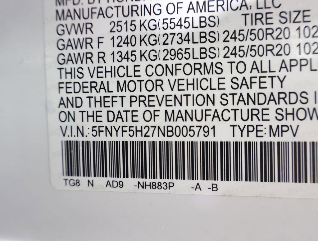 Used 2022 Honda Pilot Special Edition image 13