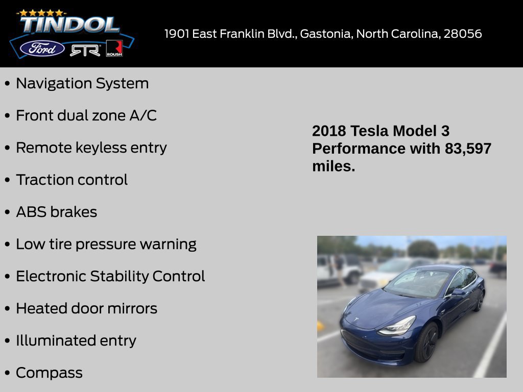 Used 2018 Tesla Model 3 Performance AWD/4WD image 12