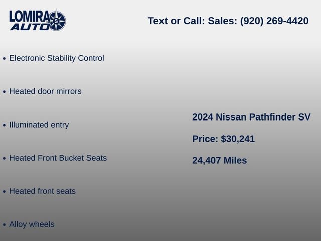 Used 2024 Nissan Pathfinder SV AWD/4WD image 7