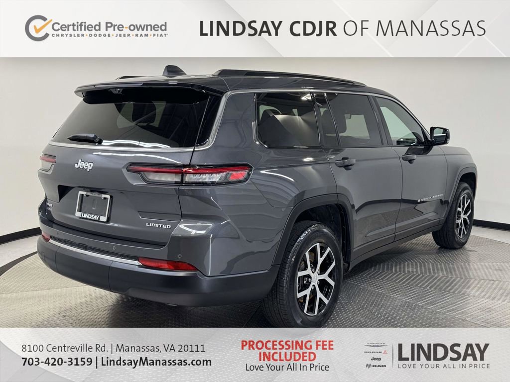Certified 2025 Jeep Grand Cherokee L Limited w/ Luxury Tech Group II AWD/4WD image 9
