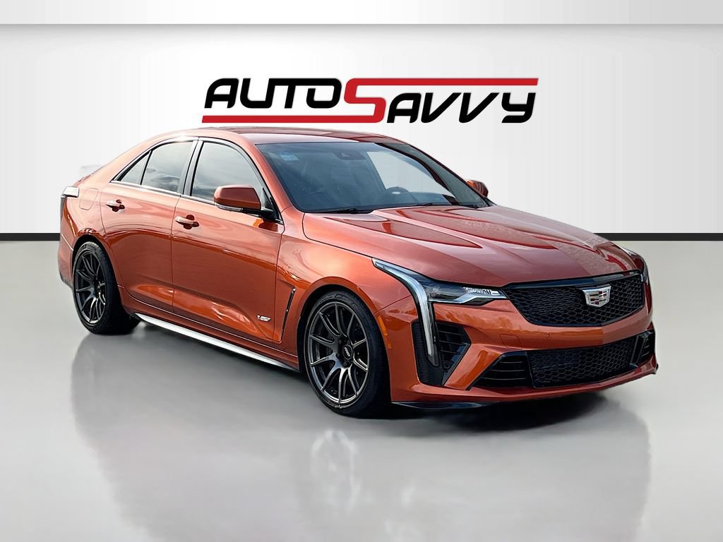Used 2022 Cadillac CT4 V Blackwing w/ Carbon Fiber 1 Package RWD image 1