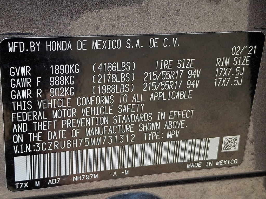 Used 2021 Honda HR-V EX-L image 28