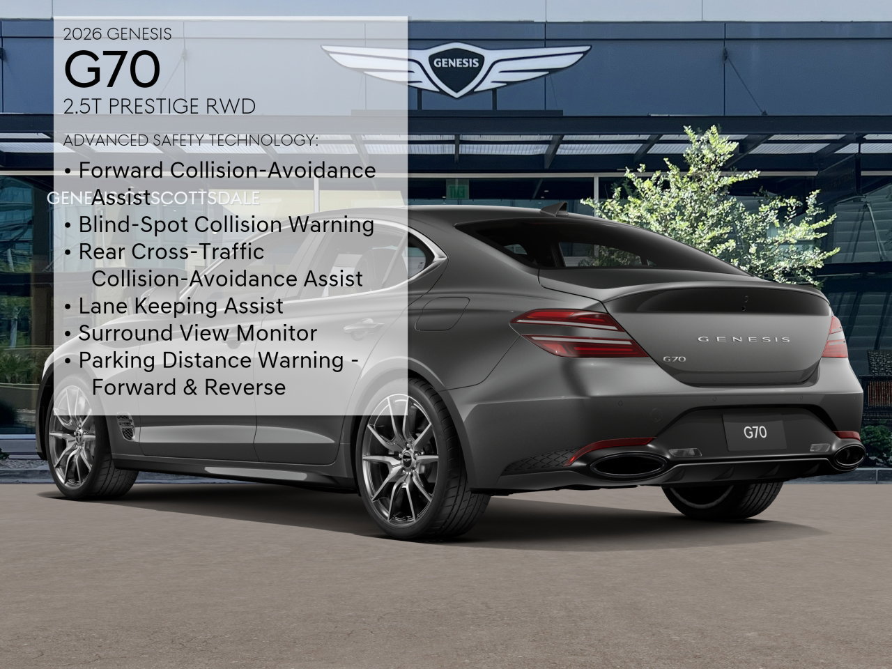 Certified 2026 Genesis G70 2.5T Prestige RWD image 7