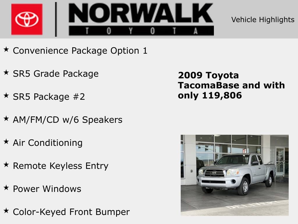 Used 2009 Toyota Tacoma 2WD Access Cab image 10