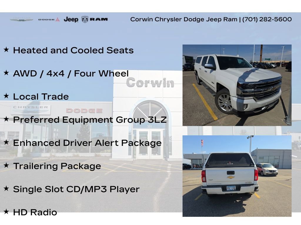 Used 2017 Chevrolet Silverado 1500 High Country AWD/4WD image 8