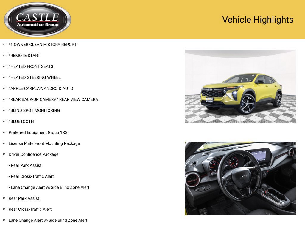 Used 2024 Chevrolet Trax RS w/ Driver Confidence Package FWD image 3