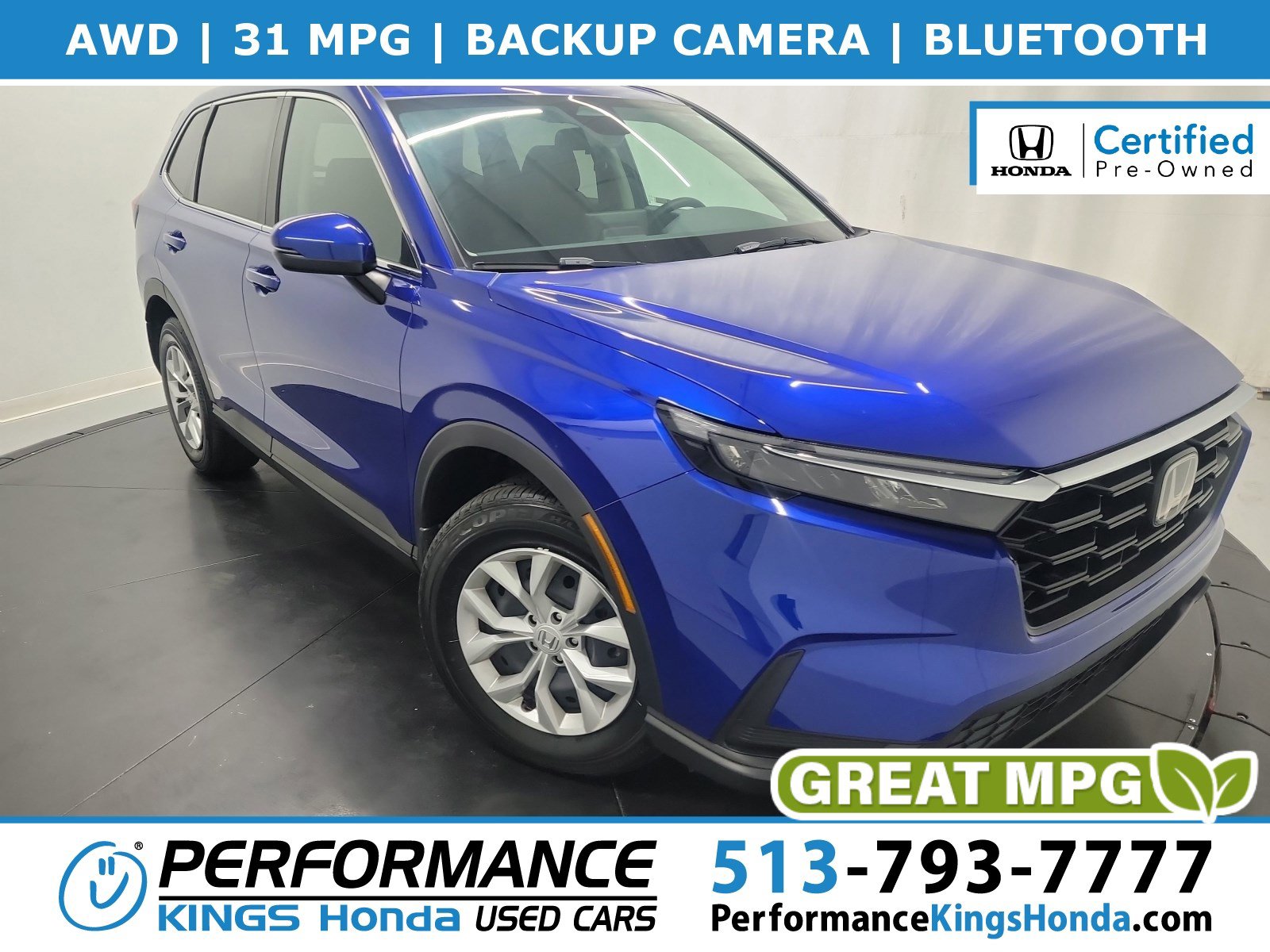 Certified 2025 Honda CR-V LX