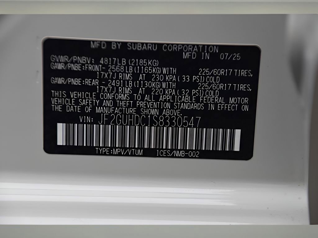 Used 2025 Subaru Crosstrek 2.0i Premium image 25