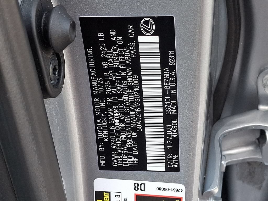 Used 2025 Lexus ES 350 w/ Premium Package FWD image 27