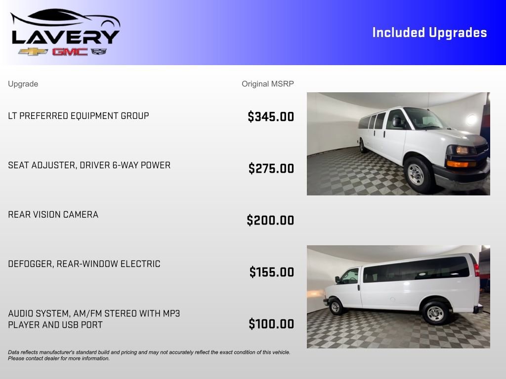 Used 2016 Chevrolet Express 3500 LT w/ LT Preferred Equipment Group image 6