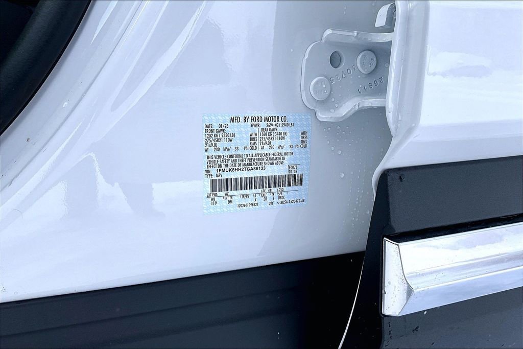 New 2026 Ford Explorer Platinum w/ LUX Leather Package image 12