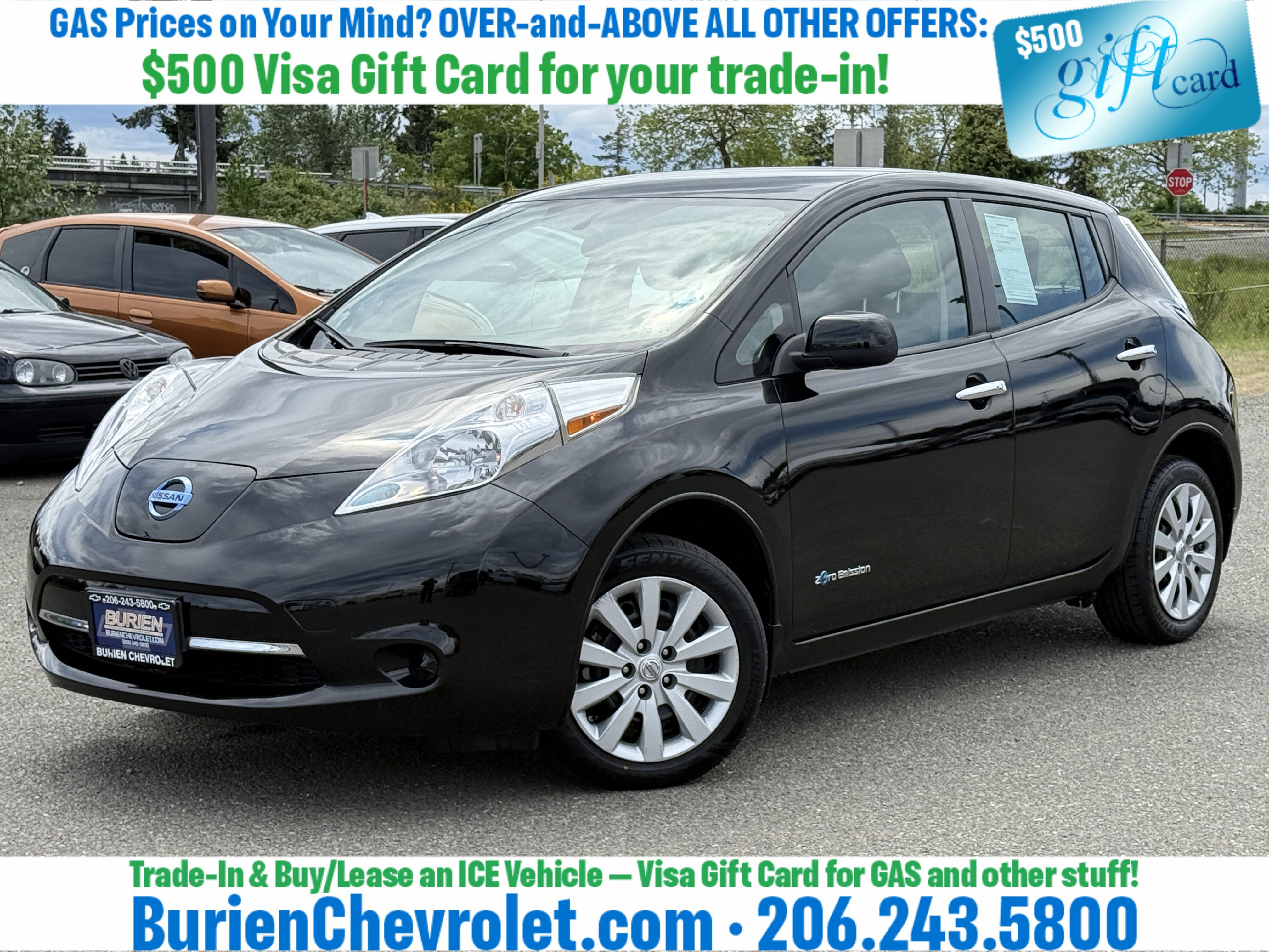 Used 2015 Nissan Leaf S w/ Charge Package