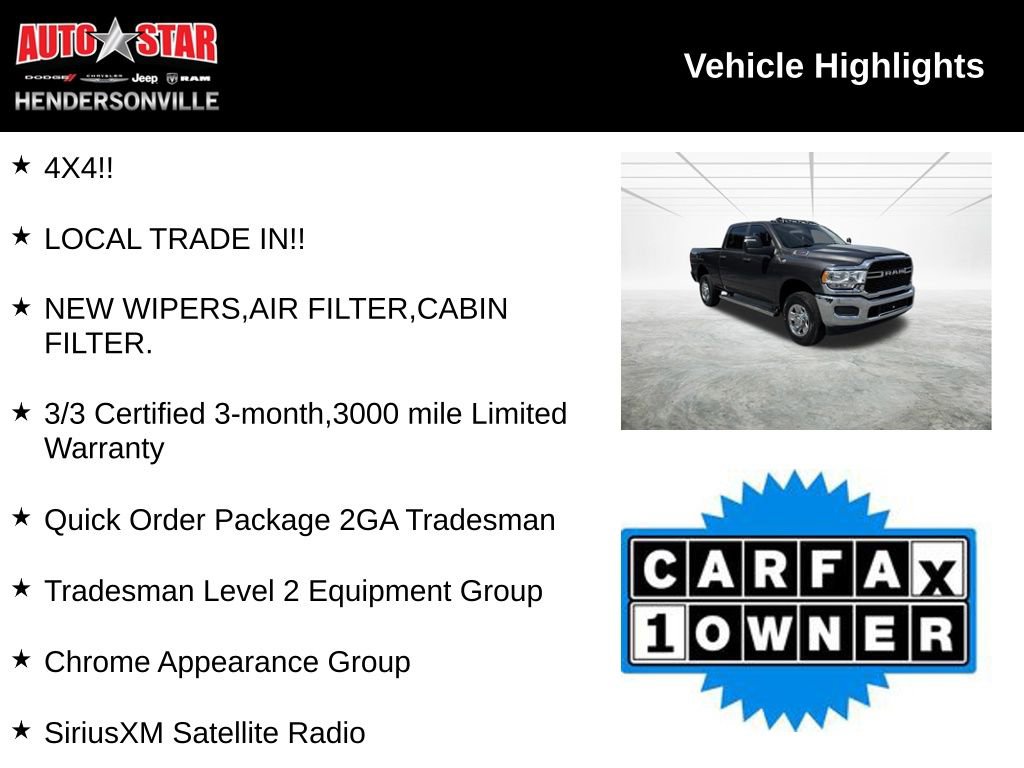 Used 2024 RAM 2500 Tradesman w/ Chrome Appearance Group image 4