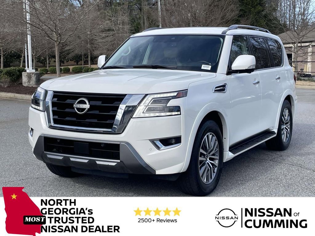 Used 2023 Nissan Armada SL w/ Captain's Chairs Package image 1