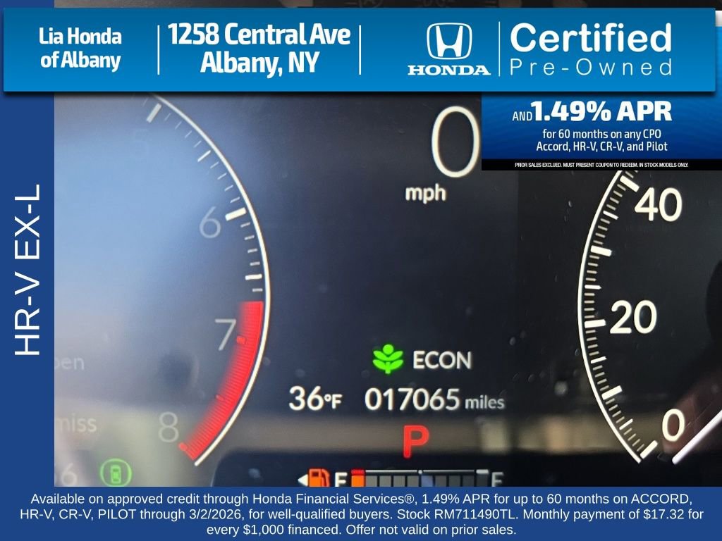 Certified 2024 Honda HR-V EX-L image 14