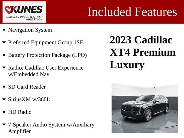 Used 2023 Cadillac XT4 Premium Luxury image 3