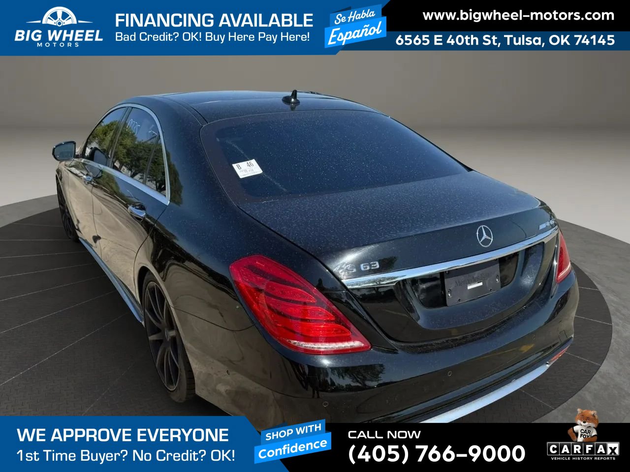 Used 2016 Mercedes-Benz S 63 AMG 4MATIC Sedan w/ Rear Seat Package image 3