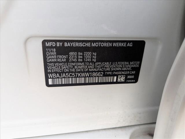 Used 2019 BMW 530i w/ Convenience Package image 23