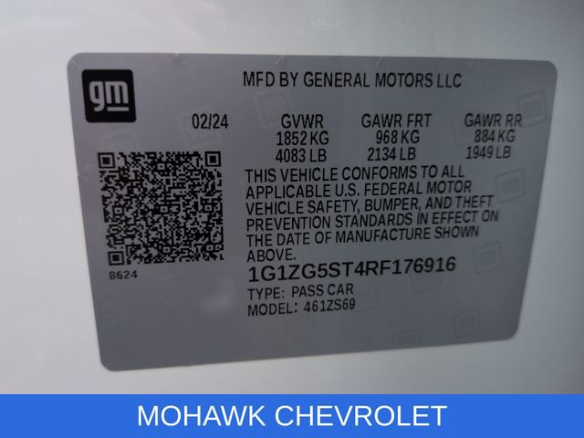 Used 2024 Chevrolet Malibu RS w/ LPO, Floor Liner Package image 34