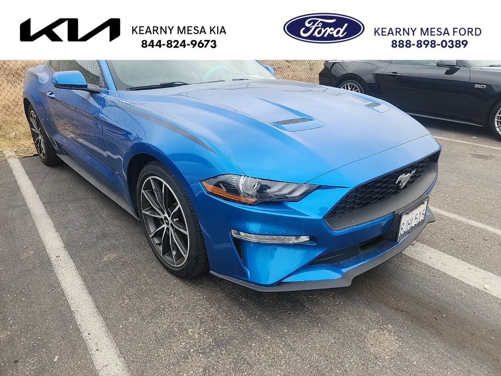 Used 2019 Ford Mustang Premium w/ Wheel & Stripe Package RWD image 1