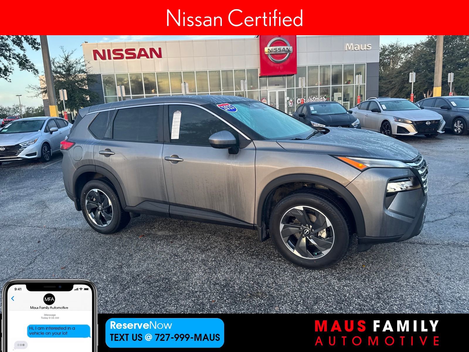 Certified 2025 Nissan Rogue SV 360° Tour