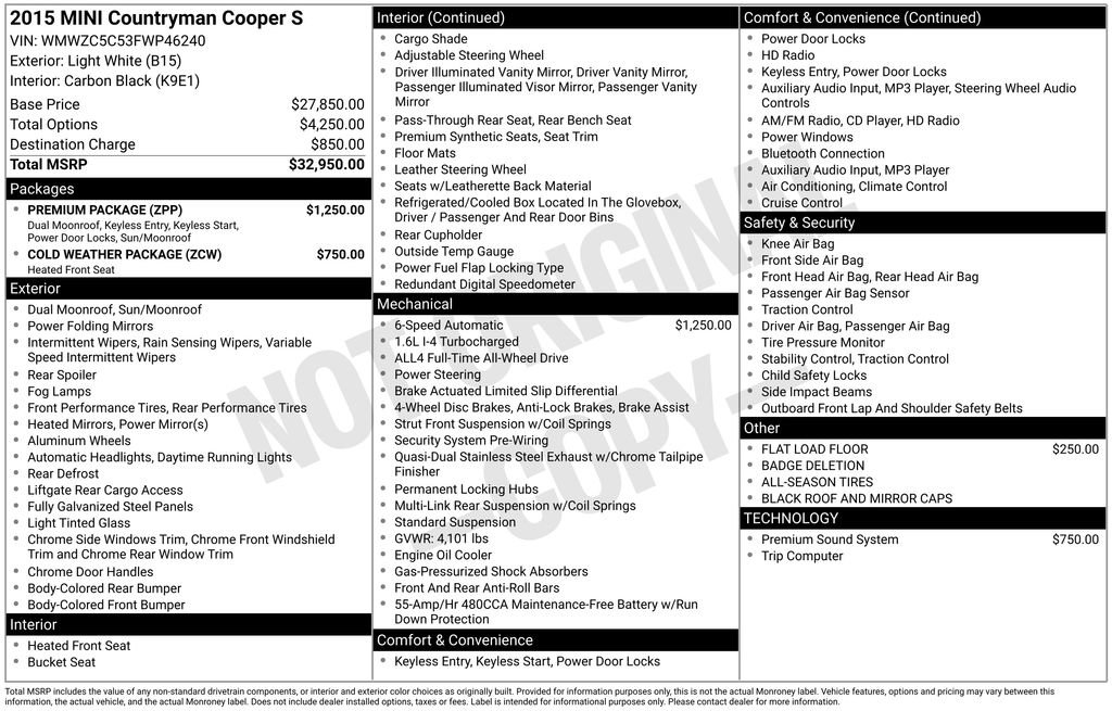 Used 2015 MINI Cooper Countryman S image 23