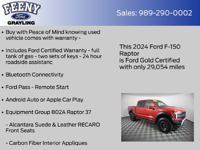 Used 2024 Ford F150 Raptor AWD/4WD image 9