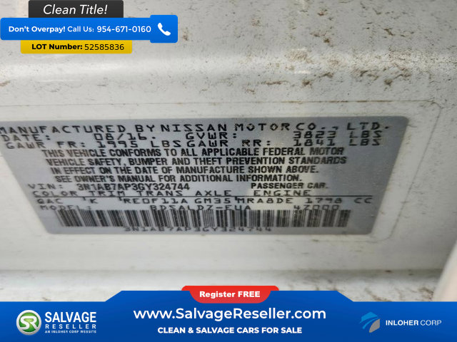 Used 2016 Nissan Sentra SV FWD image 16
