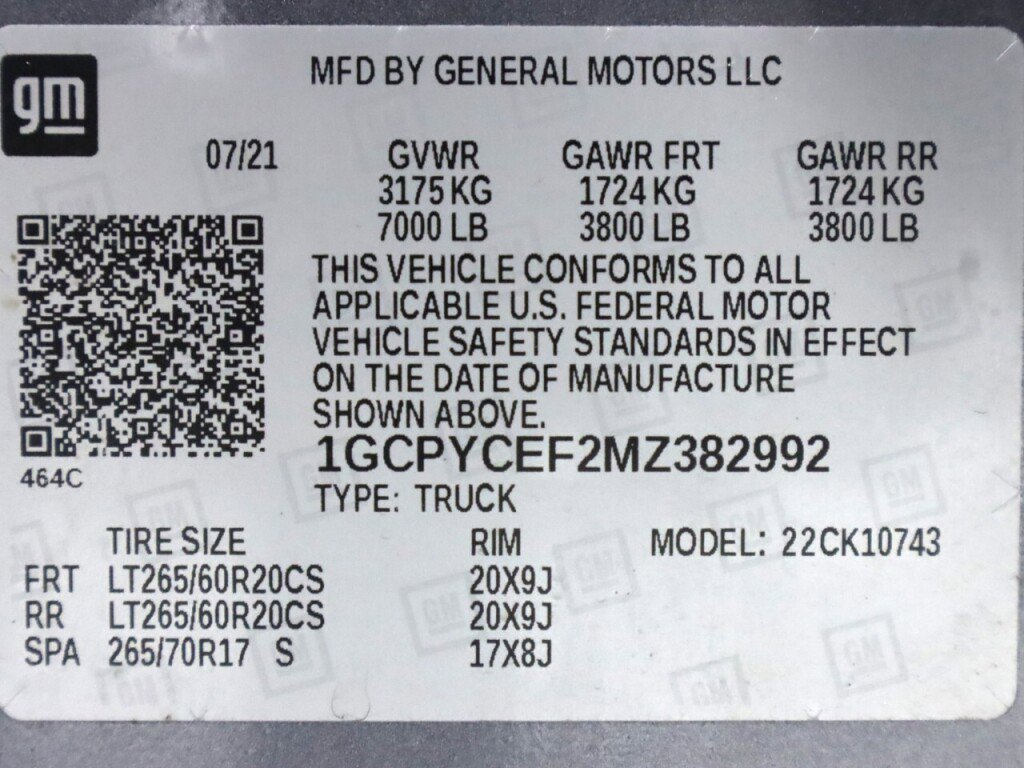 Used 2021 Chevrolet Silverado 1500 Custom Trail Boss w/ Safety Confidence Package image 45