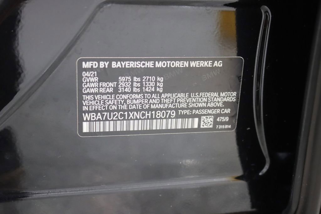 Used 2022 BMW ALPINA B7 xDrive w/ Luxury Rear Seating Package image 48