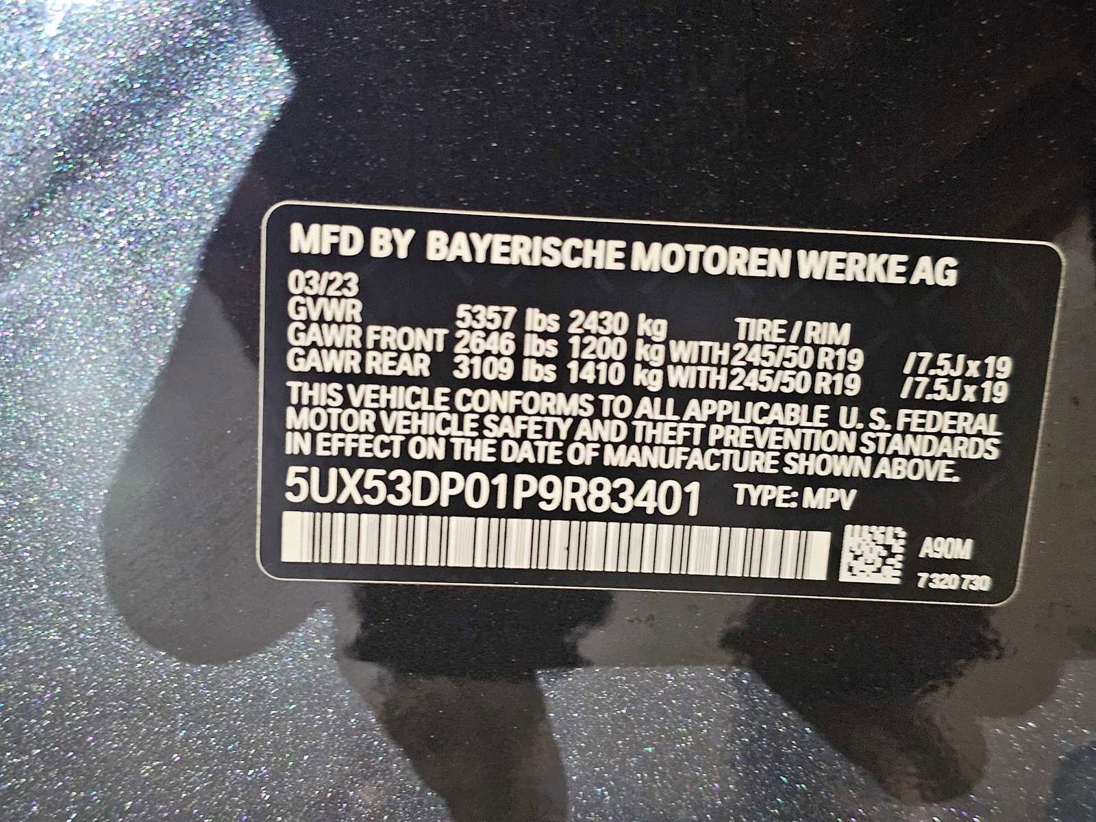 Used 2023 BMW X3 xDrive30i w/ Convenience Package image 44