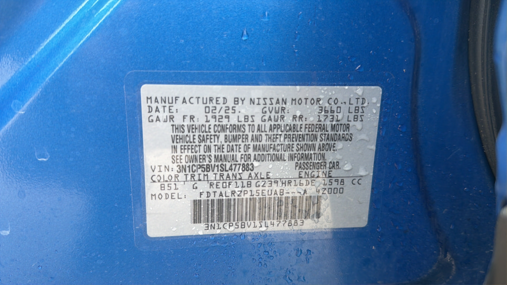 Certified 2025 Nissan Kicks Play S FWD image 7