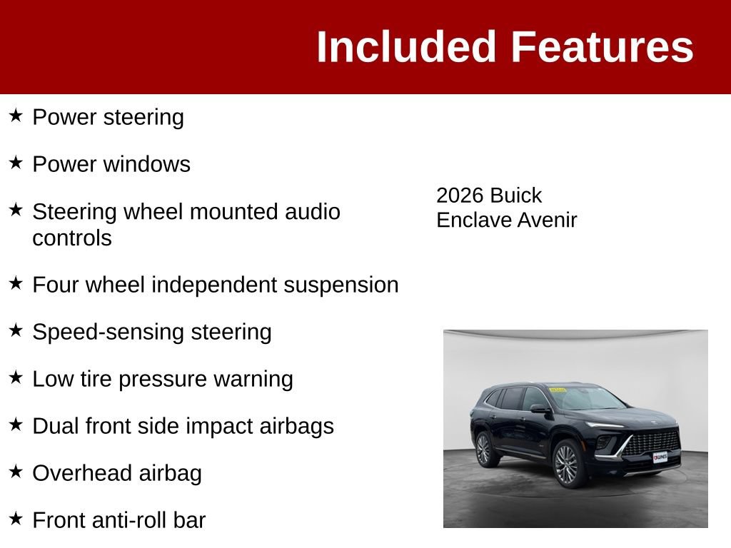 Used 2026 Buick Enclave Avenir w/ Super Cruise Package AWD/4WD image 4