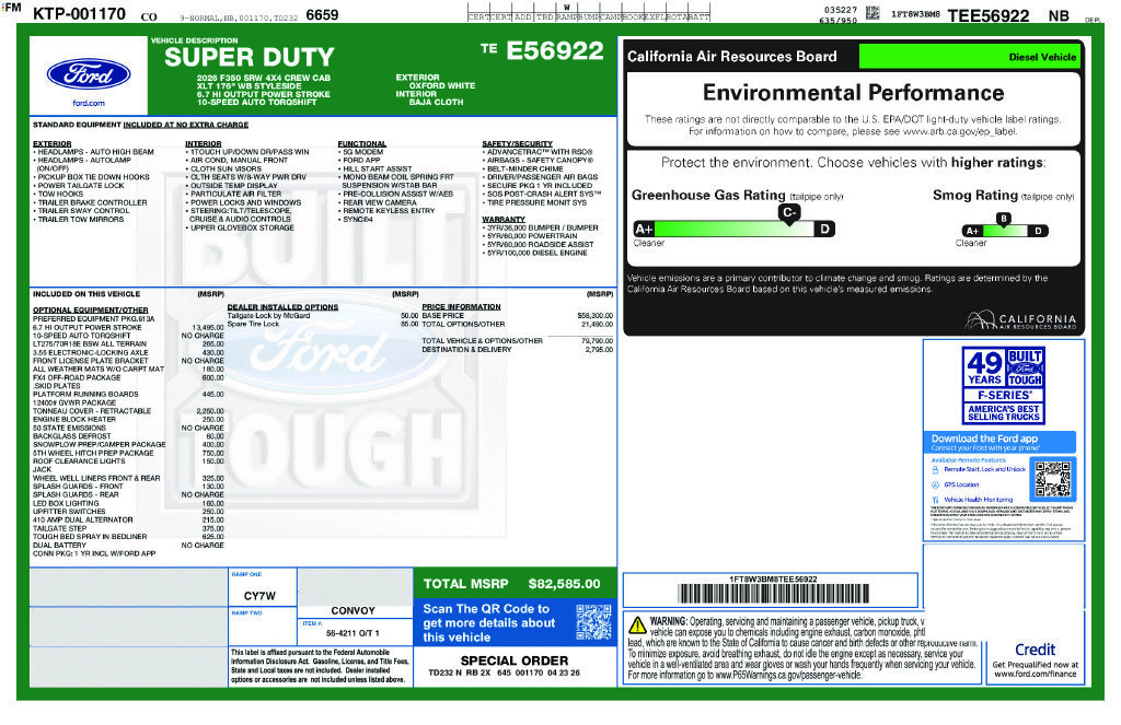 New 2026 Ford F350 XLT AWD/4WD image 30