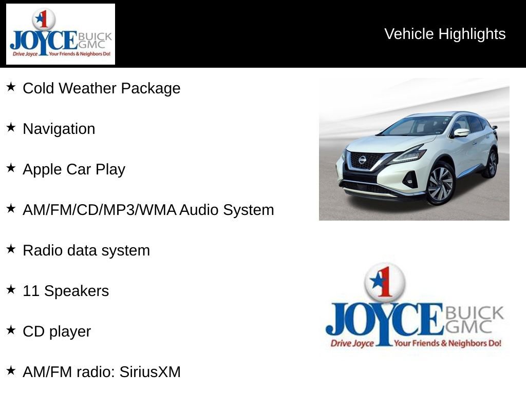 Used 2019 Nissan Murano SL w/ Cargo Package image 24